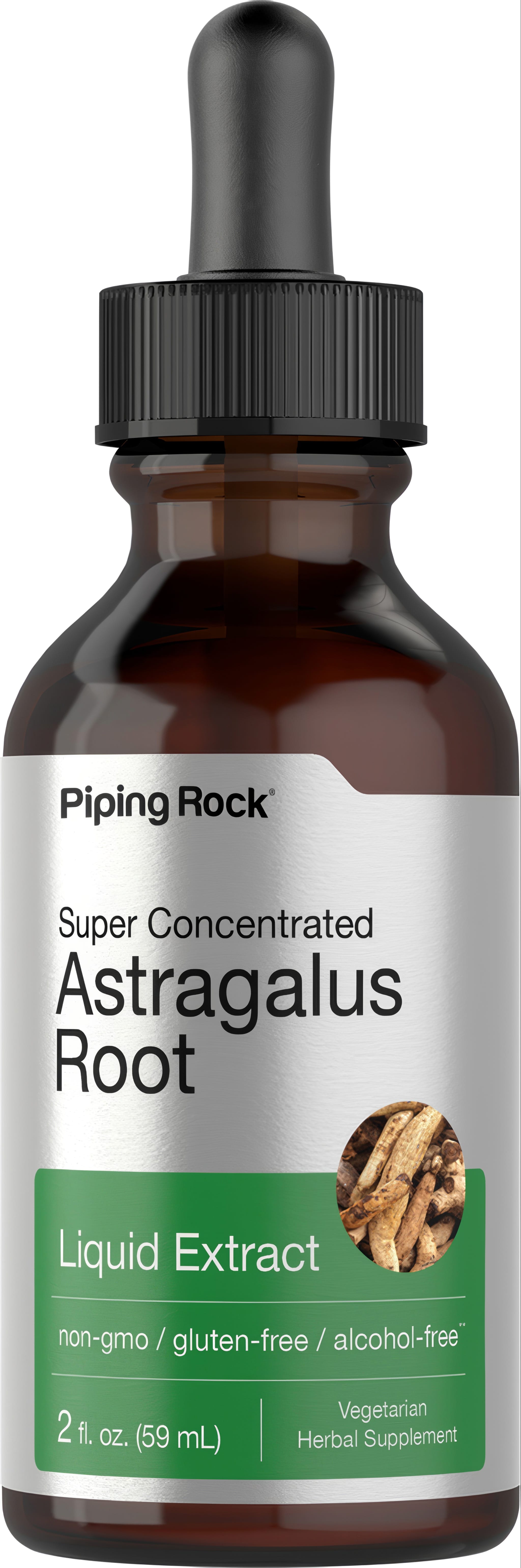 Astragalus Root Liquid Extract, 2 fl oz (59 mL), non-GMO, gluten-free, alcohol-free, Vegetarian Herbal Supplement.