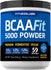 BCAAFit 5000 Powder, 5000 mg (per serving), 12 oz (340 g) Bottle