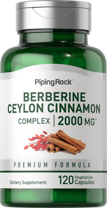 Berberine Ceylon Cinnamon Complex, 2000 mg, 120 Vegetarian Capsules
