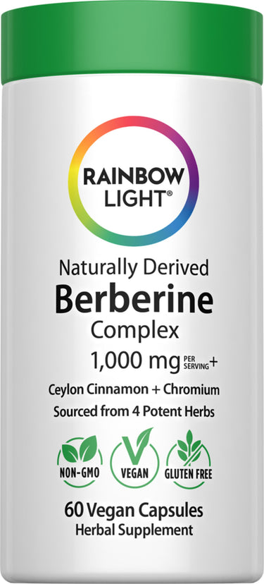 Berberine Complex 1000 MG (per serving), 60 Vegan Capsules