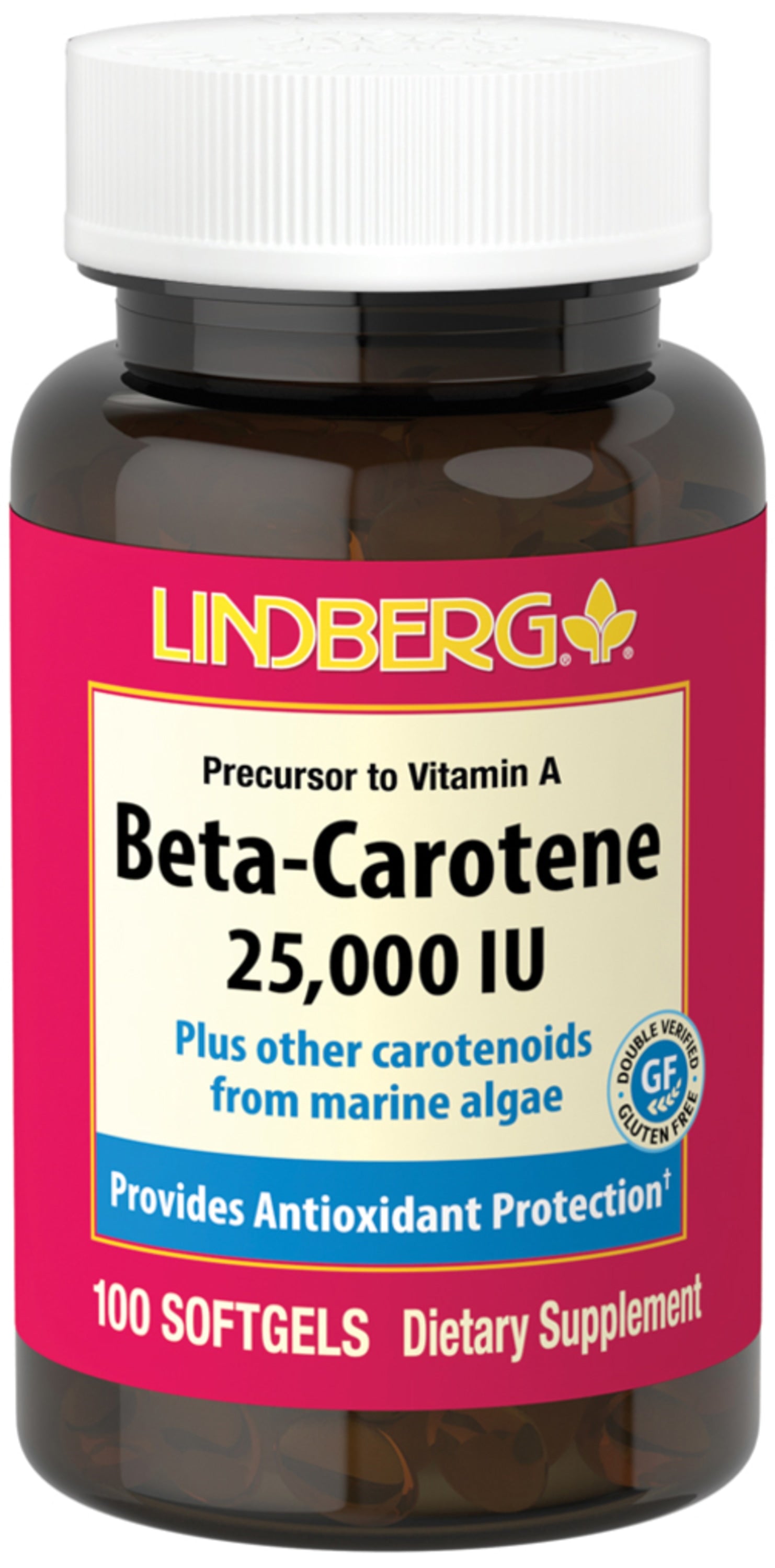 Beta Carotene, 25,000 IU, 100 Softgels