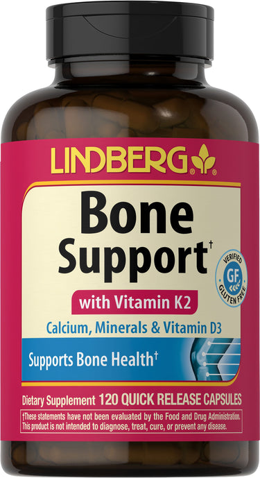 Bone Support with Vitamin K2, 120 Quick Release Capsules