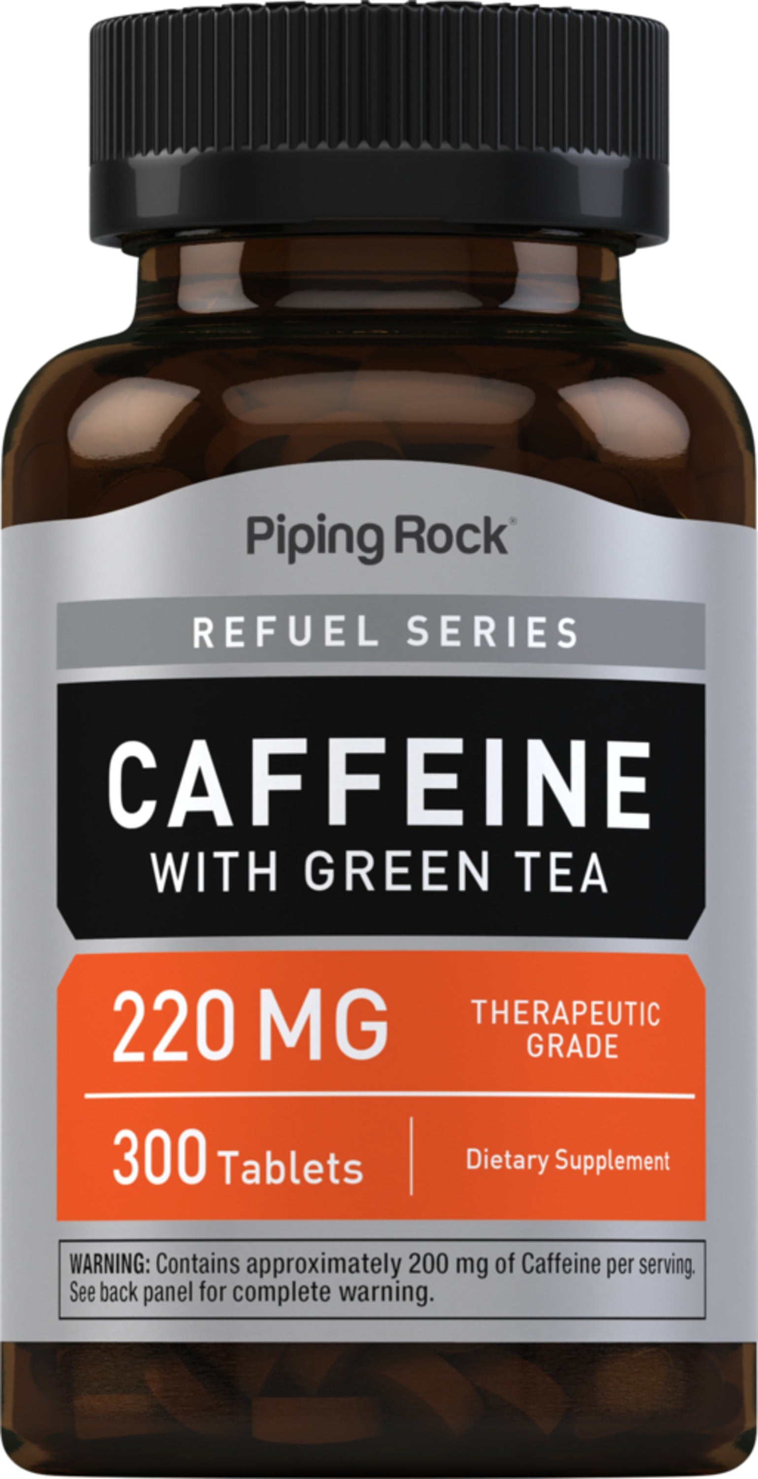 Caffeine Plus Green Tea, 200 mg, 300 Tablets