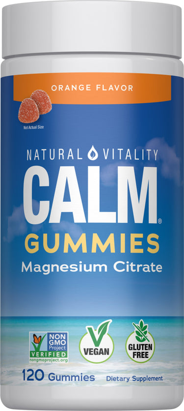 CALM Gummies Orange Flavor, 120 Tasty Gummies