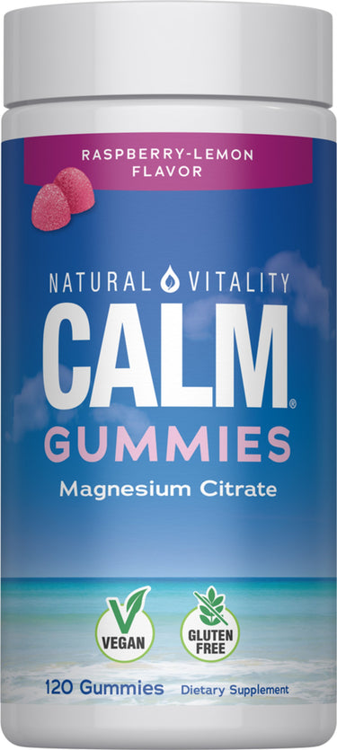 CALM Gummies Raspberry-Lemon Flavor, 120 Tasty Gummies