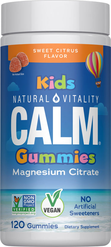 CALM Kids Gummies Sweet Citrus Flavor, 120 Tasty Gummies