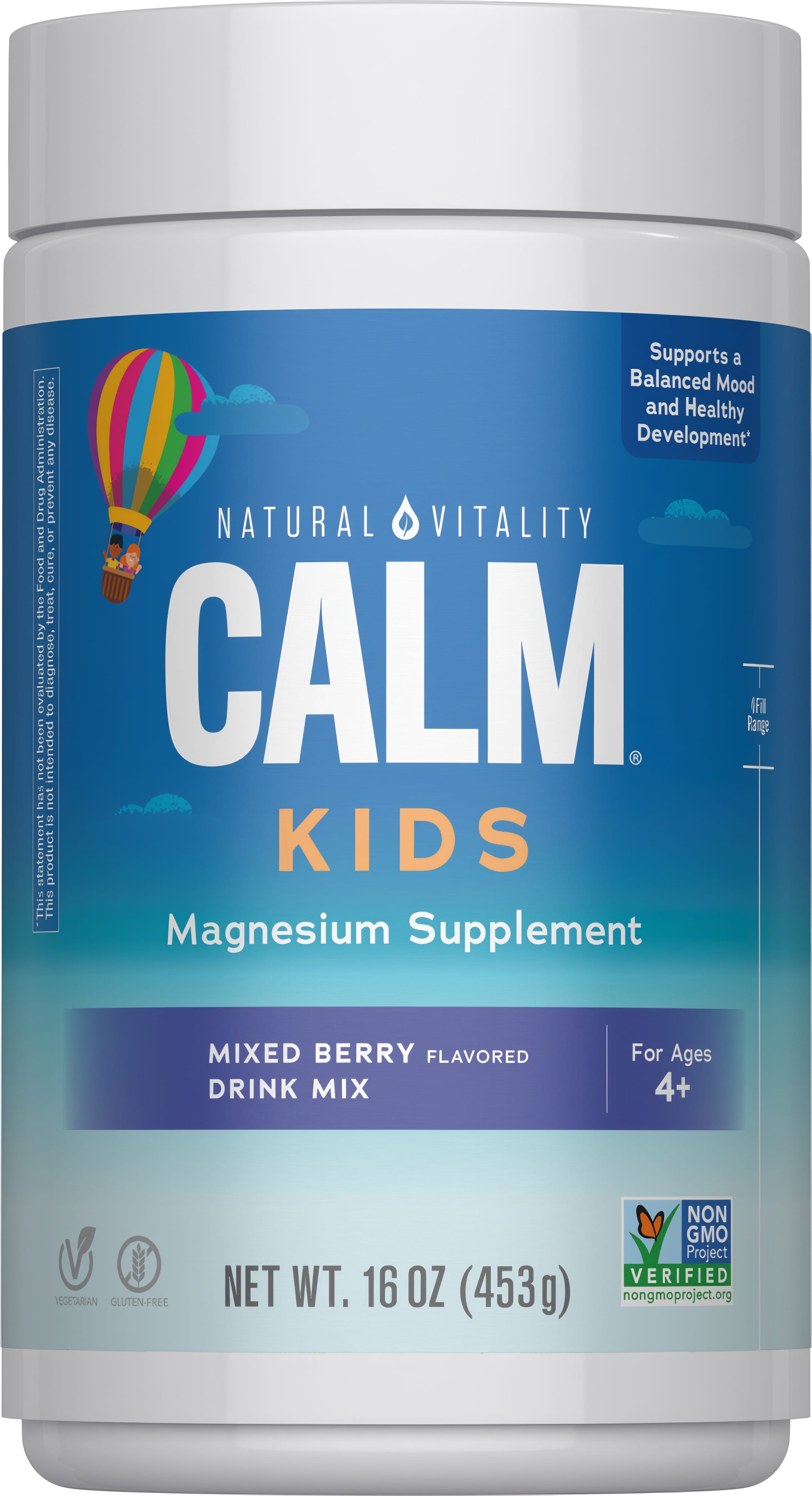 CALM Kids Powder Mixed Berry, 16 oz (453 g) Powder