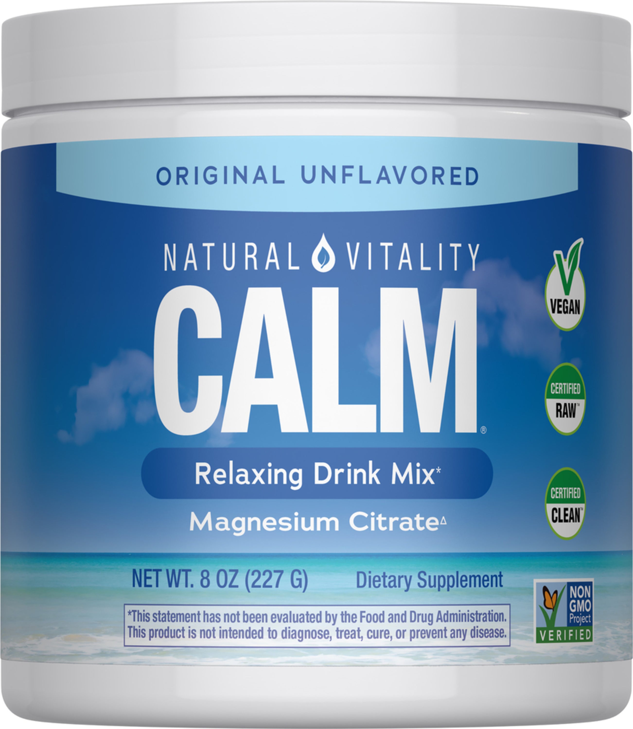 CALM Powder Unflavored, 8 oz (226 g)