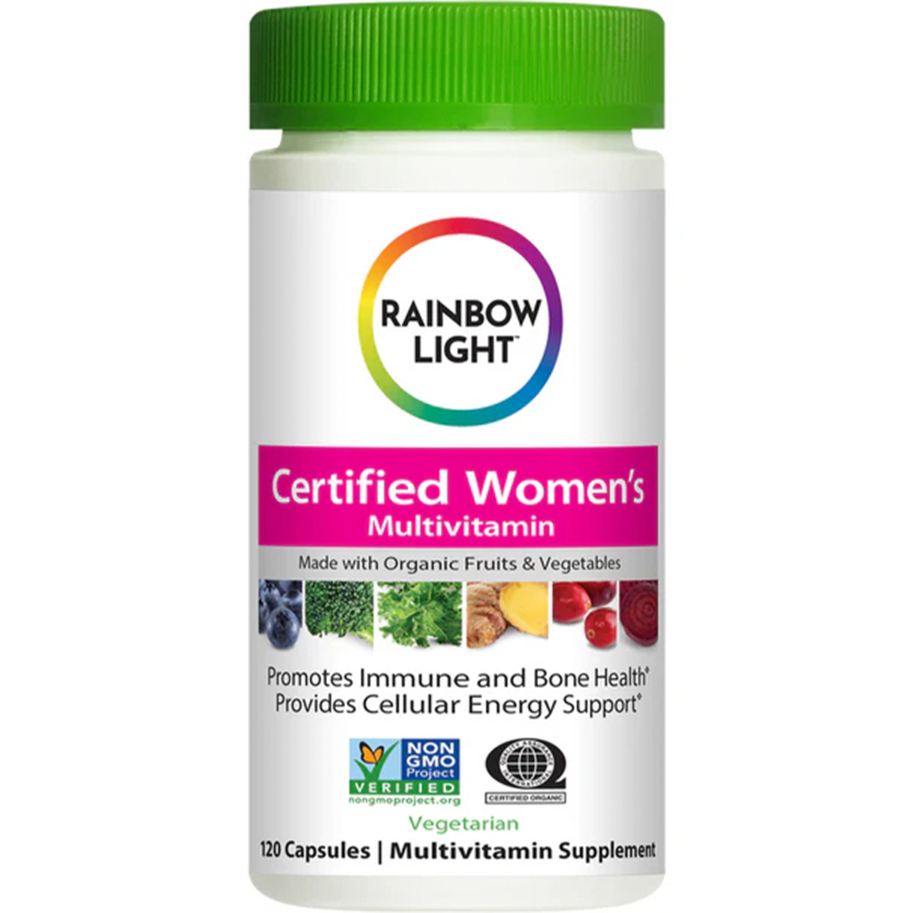 Certified Women's + Real Food Nutrients Multi, 120 Vegetarian Capsules
