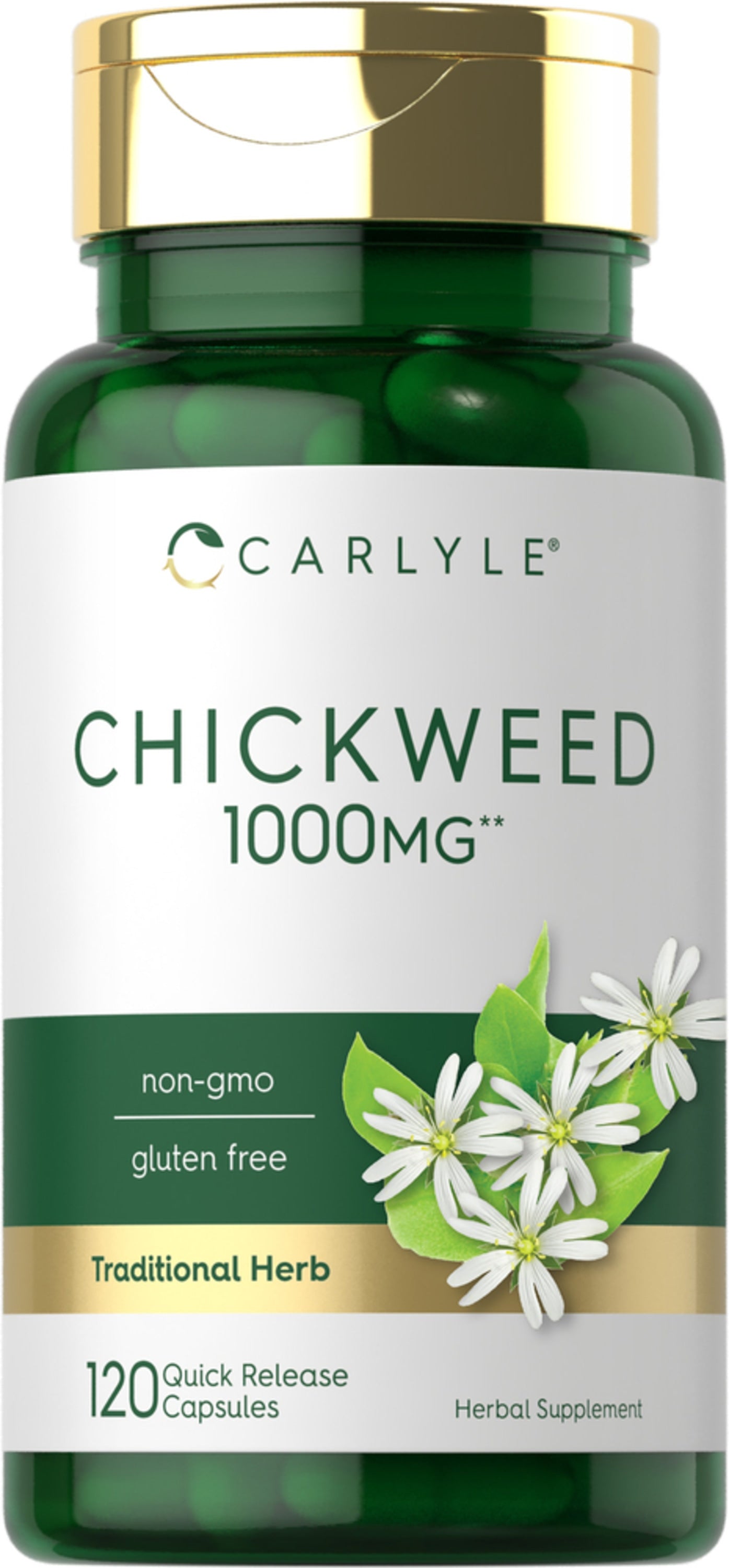 Chickweed, 1000 mg, 120 Quick Release Capsules