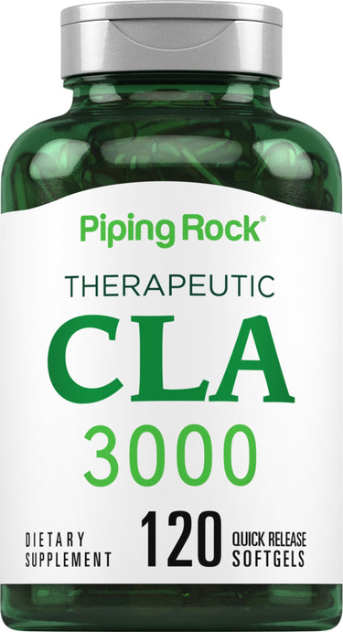 THERAPEUTIC CLA 3000 Dietary Supplement with 120 quick release softgels.