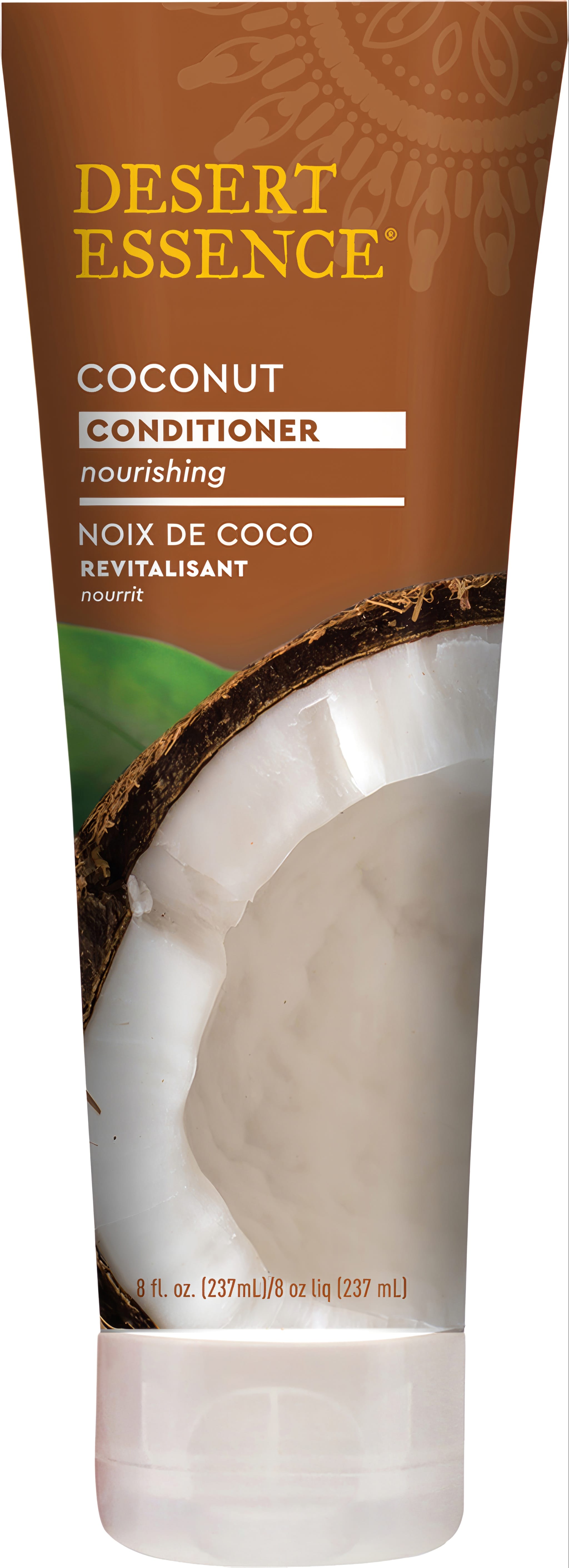Desert Essence Coconut Conditioner, 8 fl oz (237mL) bottle.
