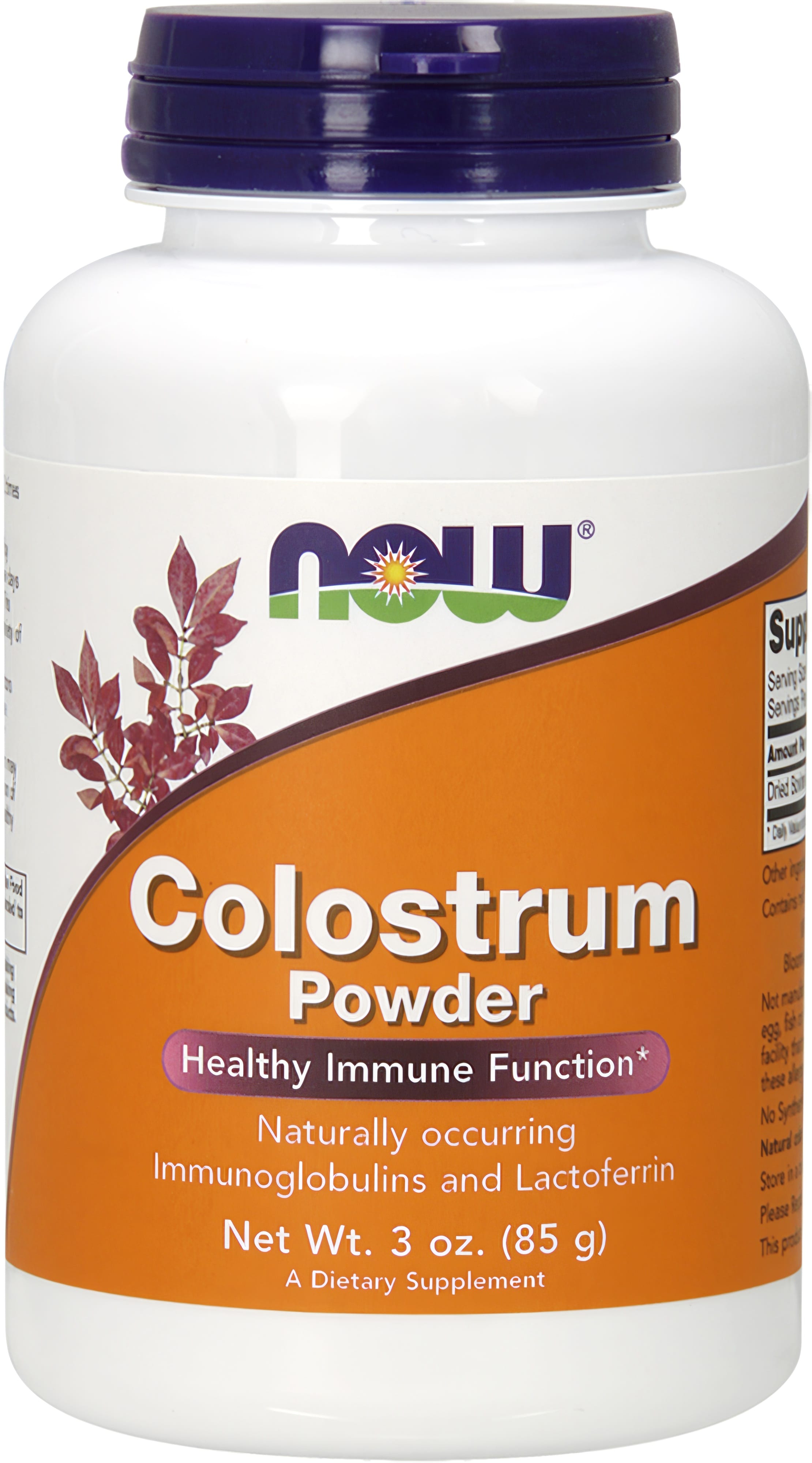 Colostrum Powder, 1250 mg, 3 oz Bottle