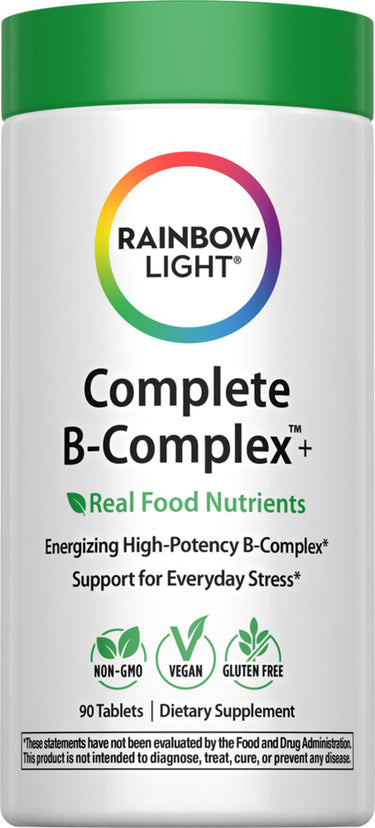 Complete B-Complex + Real Food Nutrients, 90 Vegan Caplets