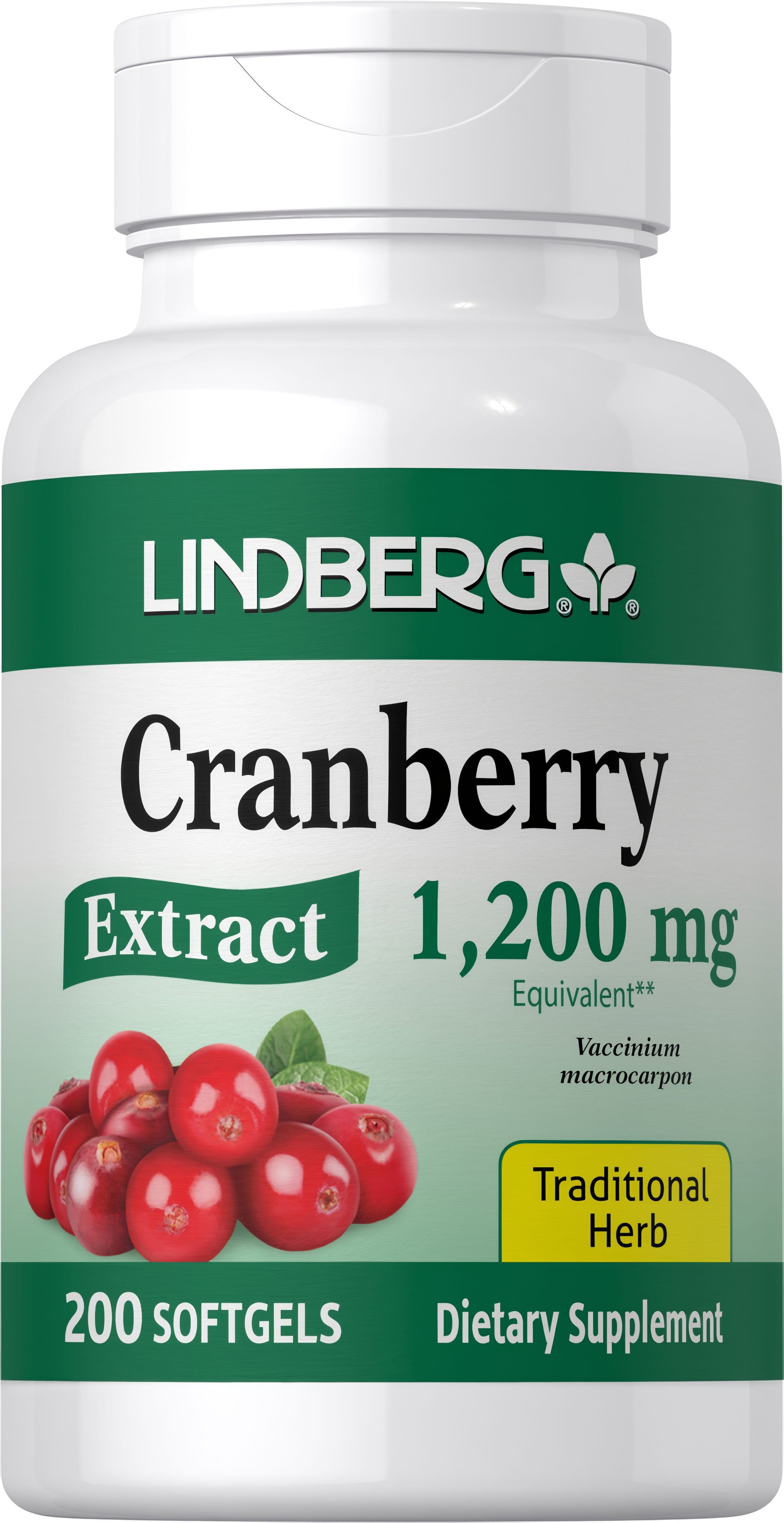 Cranberry Extract, 1200 mg, 200 Softgels