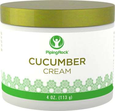 Jar of Cucumber Cream 4 OZ (113 g) shown in product image.