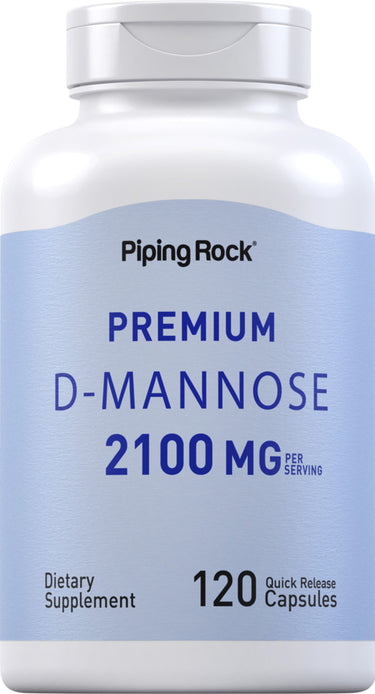 D-Mannose, 2100 mg (per serving), 120 Quick Release Capsules