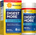 Digest More Plant Based Enzyme Supplement with 90 vegan capsules, gluten free.