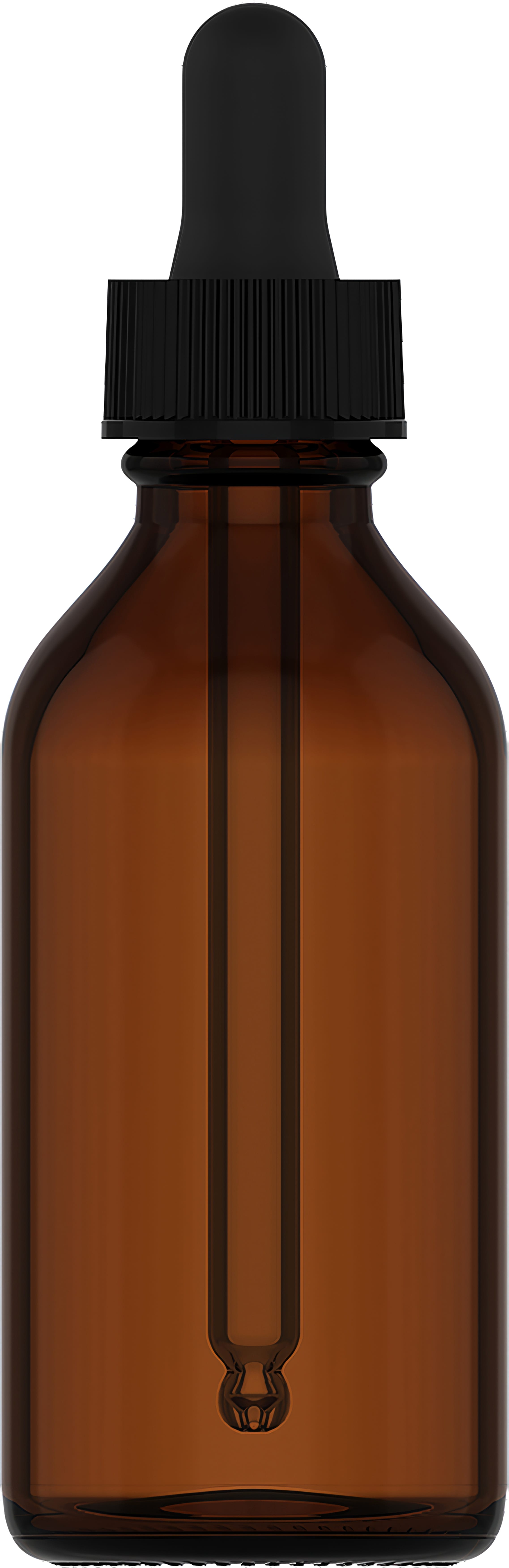 Dropper Bottle, 2 fl oz (59 mL) Glass Amber, Dropper Bottle