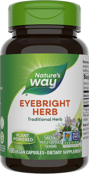 Eyebright, 560 mg (per serving), 100 Vegan Capsules