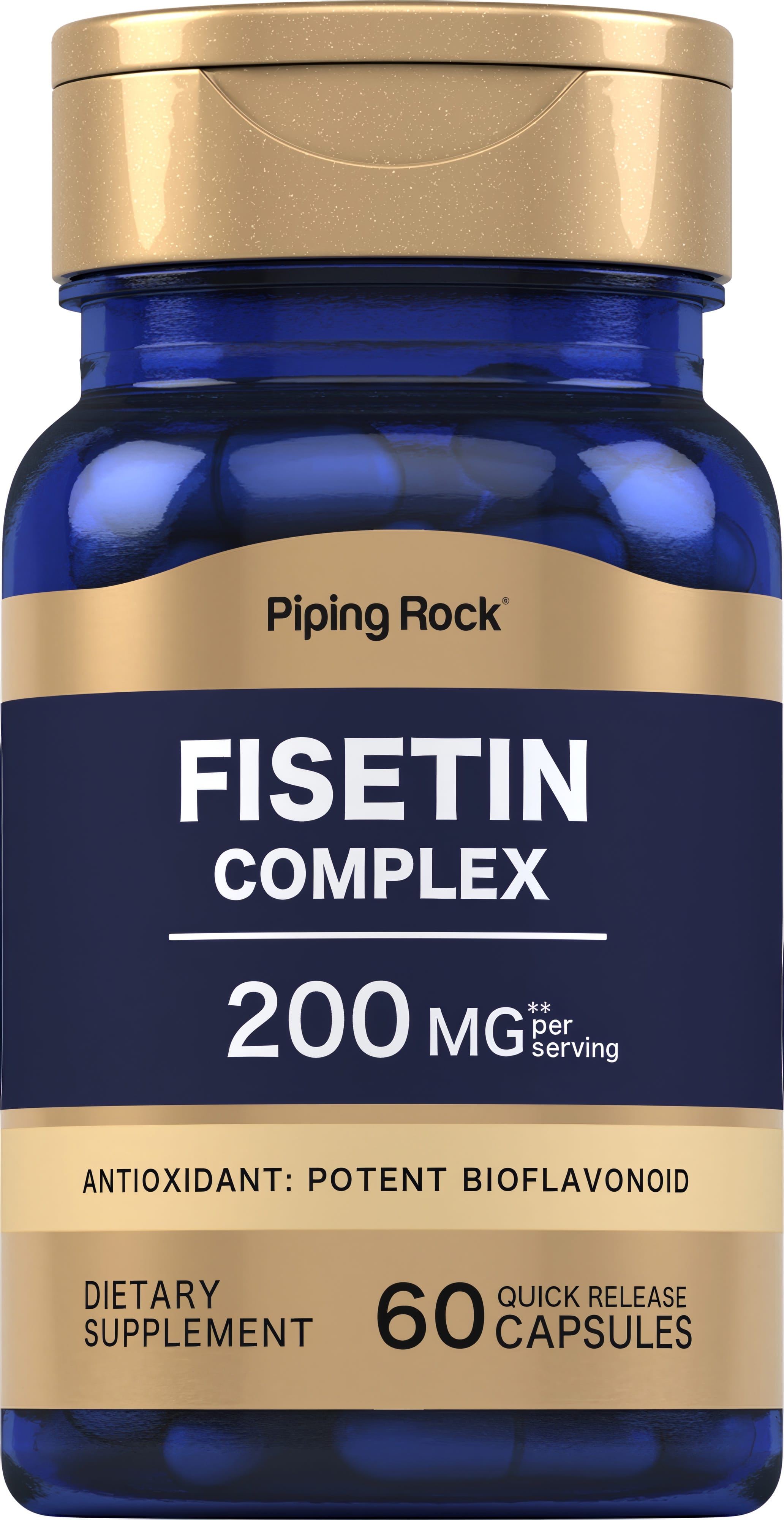 Fisetin Complex, 200 mg (per serving), 60 Quick Release Capsules
