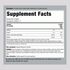 Label showing Supplement Facts for Multi Collagen Peptides, 90 caplets.