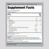Supplement Facts panel for Fish Oil 1200 mg Lemon Softgels, 240 count.