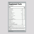Supplement Facts panel for Ultra Hair, Skin & Nails Coated Caplets 120.