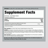 Supplement Facts panel for Pycnogenol 50 mg Capsules, 60 count.