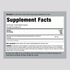 Supplement Facts for Magnolia Bark Capsules with 800 mg dosage and 120 count.