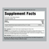 Supplement Facts for Fenugreek 2000 mg with 240 capsules.