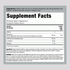 Label showing supplement facts for NV Calm Sleep Magnesium with Melatonin, 6 oz (170 g).