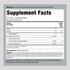 Supplement Facts label for Evening Primrose Oil 1000mg, 200 softgels.