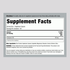 Image of Supplement Facts for CoQ10 100 mg VEG Capsules, featuring details for 120 capsules.