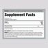 Supplement Facts panel for Hawthorn Berry Liquid Extract 2 fl oz.