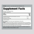 Image of Supplement Facts panel for Ginkgo Biloba 120 mg Capsules, 200 count.
