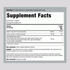 Supplement Facts panel for Ester C 1000 mg Bioflavonoid Capsules 90 count.