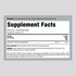 Supplement Facts panel for Vitamin D3 1000 IU, 120 Softgels.