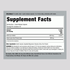 Image of Supplement Facts for Alpha Lipoic Acid 600 mg, 60 Capsules.