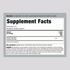 Valerian Root Extract Supplement Facts panel, 2 fl oz.