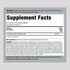 Supplement Facts showing Senna leaves capsules with 1800mg potency in a 100 capsule count format.
