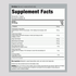 Supplement Facts for RN DigestMore, 90 capsules.