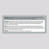 Supplement Facts panel for Mir of Aloe Miracle Hand Repair 8oz tube, detailing ingredients and usage.