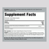Supplement Facts panel detailing Korean Ginseng 1500 mg per serving in a bottle of 90 capsules.