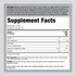 Supplement Facts panel for Kids Calm Sleep, featuring magnesium and melatonin, shown on Berry 120 Gummies packaging.