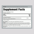 Supplement facts panel for Saw Palmetto Berries, 550 mg, 100 capsules.
