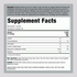 Supplement Facts panel for NV Kids Calm Sleep (Magnesium + Melatonin), Berry flavor, 60 Gummies.