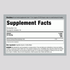 Supplement Facts for Korean Ginseng Liquid extract, 2 fl oz bottle.