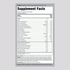 Details of Hair, Skin & Nails supplement facts for 165 softgels.
