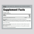 Supplement Facts panel detailing Vitamin A 25,000 IU from Fish Oil Softgels, with a count of 250.